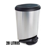 Cesto Lixo Lixeira 20 Litros Pedal Recipiente Plástico