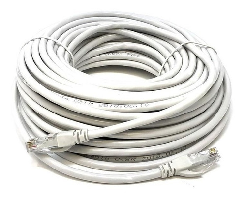 Cable Utp Cat 6 100% Cobre Gigabit Ponchado X 15 Metros