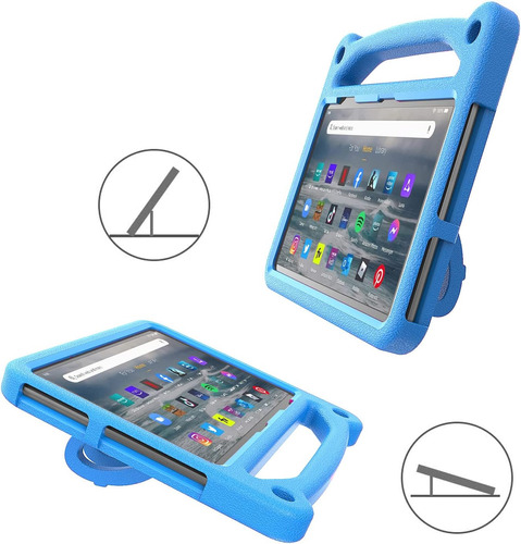 Shreborn Funda Kids P/ Tablet 7 Pulgadas (12.ª Gen) Azul