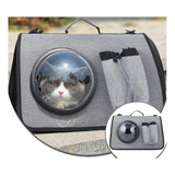 Bolso Mochila Transportador Mascotas Gato Perro Capsula 