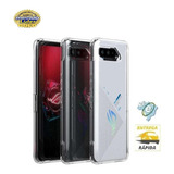 Capa Rog Phone 5 Clear +película 3d Premium Fr Cam Envio Sp 