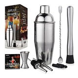 Coctelera Set Incluye 24 Oz Cuchara Para Mezclar Y Muddler