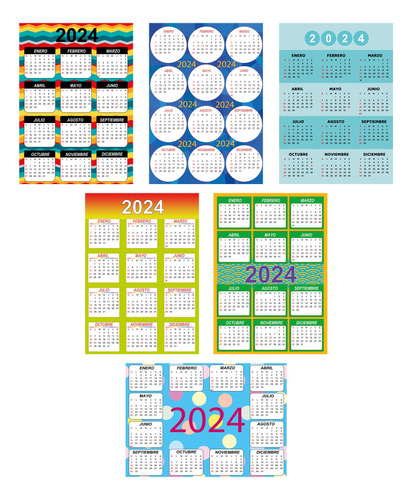 Kit Calendarios Imprimibles Y Editables Pdf Y Ai