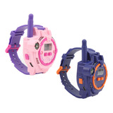 Reloj De Interfono Walkie Talkie Para Niños Recargable De 2