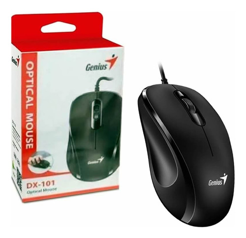 Mouse Alámbrico Genius Dx-101 Negro. Nuevo!