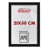 Quadro Moldura A4 C/ Acetato Fotos Certificado 21x30cm