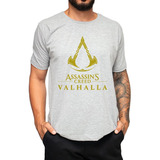 Camiseta Algodão Assassin's Creed Valhalla Ps4 Game Top!!!