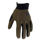 Guantes Fox Mtb Térmicos Defend Fire Verde