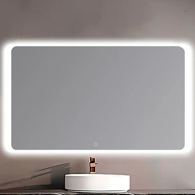 Espejo Rectangular Led Smart 100x70 Touch Desempañante 6500k | Envío gratis
