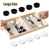 Juego Familiar: Fast Hockey Sling Puck Juego De Tablero