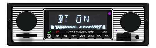 Bt Vintage Radio Reproductor Mp3 Estéreo Usb Aux Coche Clási