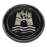  Medalha Volksburg Para Botão Painel Fusca, Kombi 17mm
