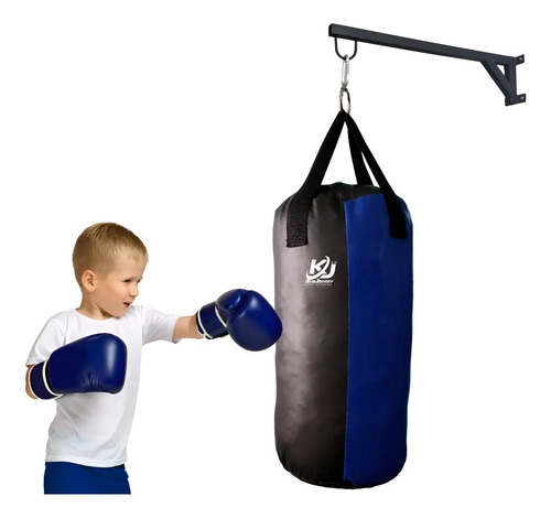 Kit De Boxeo Para Niño Costal Box Saco De Box Guantes Y Base | Meses sin interés