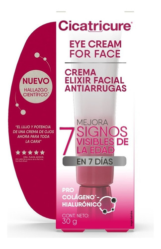 Cicatricure Eye Creme Crema Elixir Facial Anti Arrugas 30 G