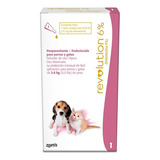 Revolution 6% Para Perro Pequeño Gato Cachorros Hasta 2,5 Kg