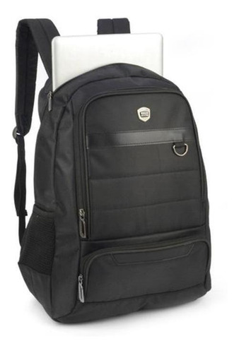 Mochila Executiva Porta Notebook Polo King - Mn54105pk Cor Preto