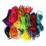 Pack 12 Colores Hilo Encerado Macramé 10 Metros Por Color