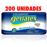 Fardo De Absorvente Geriátrico Geriatex Com 200 Unidades