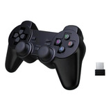 Kit 2 Controle Joystick Wireless 2.4g Gamepad Sem Fio