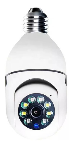 Câmera De Segurança Vre Imports Y8177 Ip Camera 360 Com Resolução De 1080p Visão Nocturna Incluída Branca