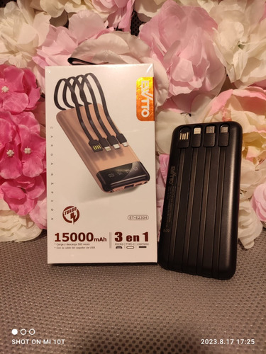 Powerbank 15000mah Carga Rapida