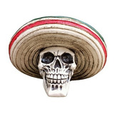 Cráneo Con Charro Mexicano Fiestas Patrias Charrería Adorno 