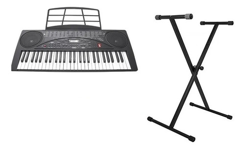 Teclado Musical 54 Teclas Con Soporte  Kaiser  Mtc-5480pak