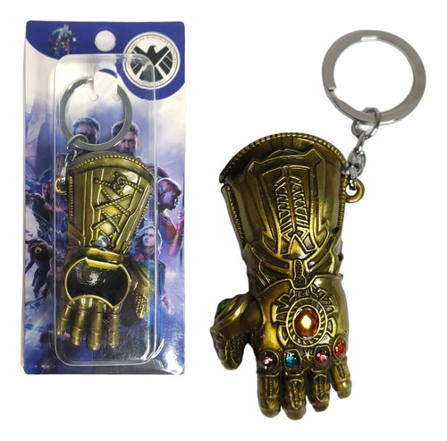 Llavero Metal Destapador Guantelete Thanos Marvel Premium