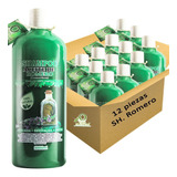 12 Shampoos Aceite De Romero Fortalecedor Capilar 1 Litro 