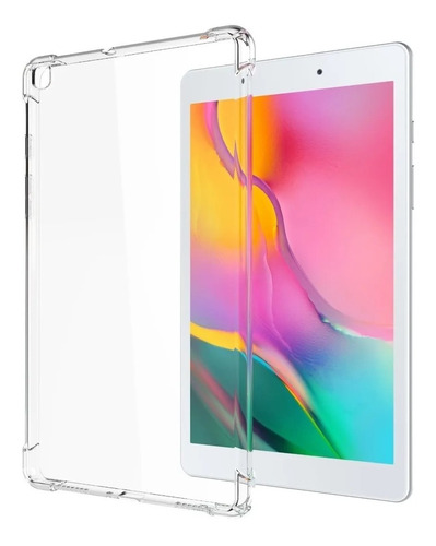 Funda Transparente Reforzada Para Samsung Tab A7 Lite T220