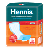 Hennia Apósitos Anatómicos Descartables X 80 Pañales