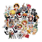 Stickers Autoadhesivos One Piece Pack De 12 Unidades Anime