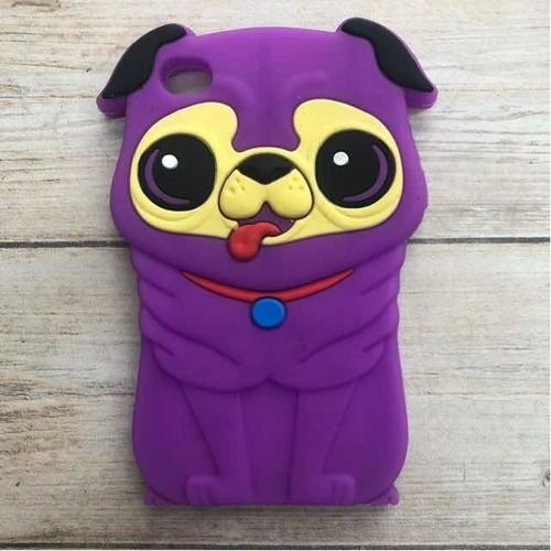 Funda Silicona 3d Perro Pug Para iPod Touch 4 