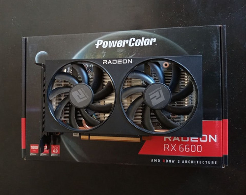 Placa De Video Amd Powercolor  Fighter Radeon Rx 6600 8gb