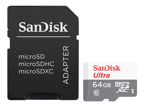 Memoria Micro Sd Sandisk Original 64 Gb Clase 10 Tarjeta Tf