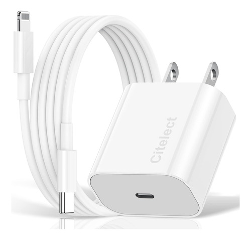 Cargador Rapido Para Iphone14 13, Adaptador De Corriente Usb