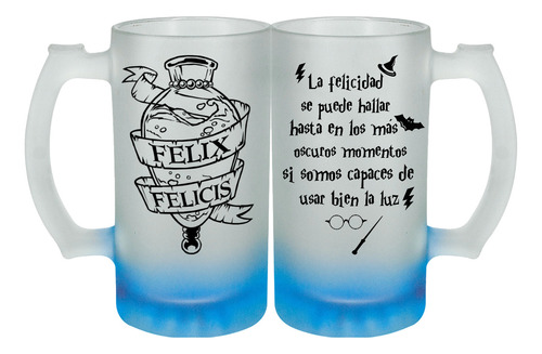 Tarro Cervecero Satinado Harry Potter 1pz Varios A Elegir