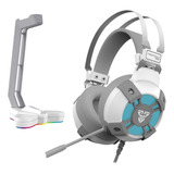 Fantech Combo De Auriculares Y Soporte Para Juegos Usb Rgb P