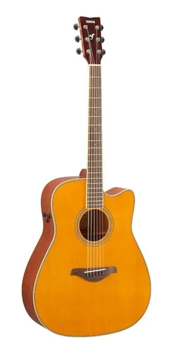 Violão Yamaha Fgc Ta Transacoustic Natural Lacrado Na Caixa