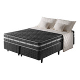 Conjunto Cama Box Queen Size Espuma D45 Philadelphia