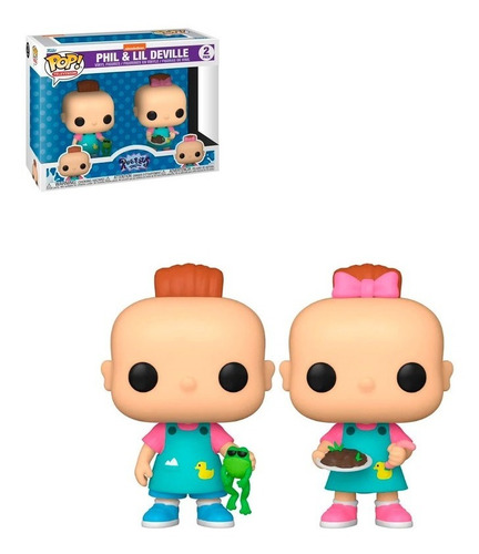 Funko Pop 2 Pack Nickelodeon Rugrats Phil & Lil Deville