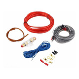 Kit Cables Para Amplificador Hasta 1500 Watts Para Auto