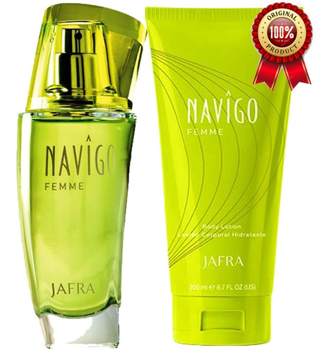Perfume Navigo Femme Dama Jafra 50ml+ Loción Corporal 200ml