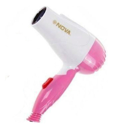 Secador De Pelo Nova Nv-1290 Rosa 220v