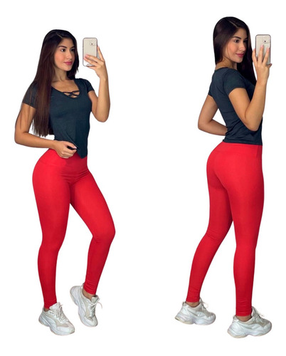 Conjunto Deportivo 2 Piezas Dama Lycra Fit + Blusa Ropa Gym 