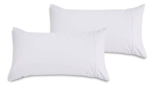 Almohada Cama King 50x90 Siliconada 2und Color Blanco