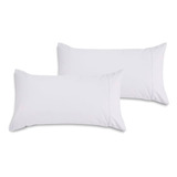 Almohada Cama King 50x90 Siliconada 2und Color Blanco