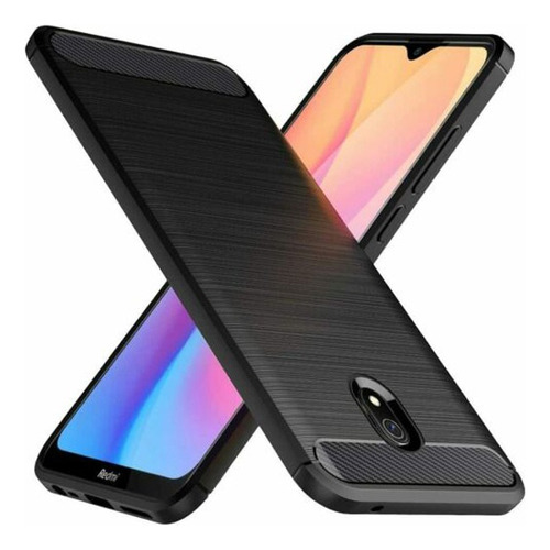 Funda Estuche Carbono Fiber Para  Xiaomi Redmi 8a