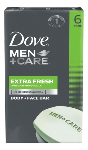 Dove Men+care - Barra Corporal Y Facial Extra Fresca De 4 O.