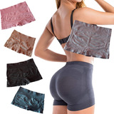 Boxer C/cintura Short Cola Up Mujer Culote Bombacha Pack X 4